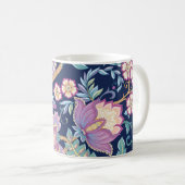 Nahtloses Muster mit stilisierten Blume  Kaffeetasse (VorderseiteRechts)