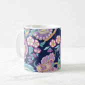 Nahtloses Muster mit stilisierten Blume  Kaffeetasse (Vorderseite Links)