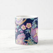 Nahtloses Muster mit stilisierten Blume  Kaffeetasse (Mittel)
