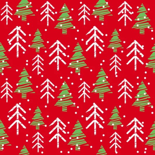 Nahtloses Muster mit stilisierten Weihnachtsgesche Geschenkpapier