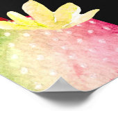 Nahtloses Muster mit Sukkulenten. Kakteen Poster (Ecke)