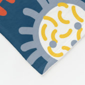 Nahtloses Muster mit verschiedenen Arten von Mikro Fleecedecke (Ecke)