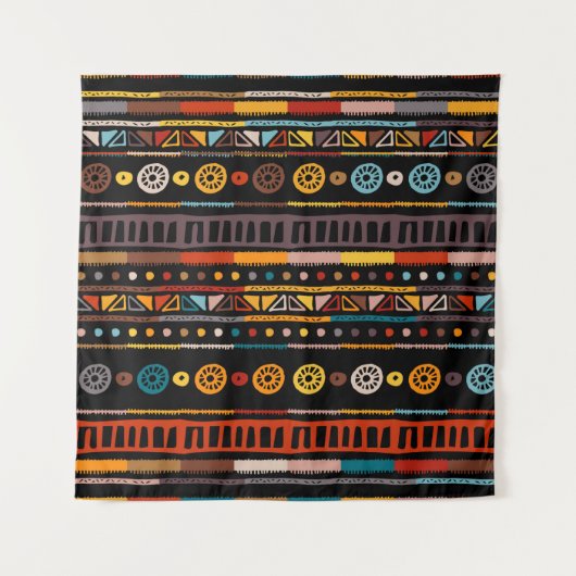 Nahtloses Muster mit verzierter Lotus-Blume. ayurv Wandteppich (Vorderseite)