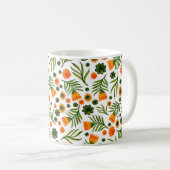 Nahtloses Muster mit volkstümlichen Blume Kaffeetasse (VorderseiteRechts)