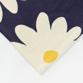 Nahtloses Muster mit von Hand gezogenen Blume in C Fleecedecke (Ecke)