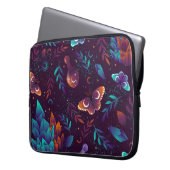 Nahtloses Muster mit Weltraumschmetterling, Krista Laptopschutzhülle (Vorderseite Links)