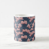 Nahtloses Muster mit wunderschönen magnolischen Bl Kaffeetasse (Mittel)