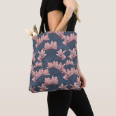 Nahtloses Muster mit wunderschönen magnolischen Bl Tasche (Von Nahem)