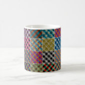 Nahtloses Muster. Nachahmung eines Patchwork-Muste Kaffeetasse (Mittel)