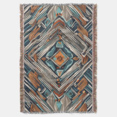 nahtloses Muster — nahtloses ethnisches Muster Decke (Vorderseite Vertikal)