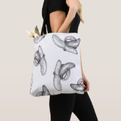Nahtloses Muster oder Hintergrund mit Banane. Tasche (Von Nahem)