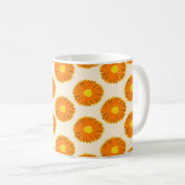 Nahtloses Muster ohne Blumen. nahtloses Muster mit Kaffeetasse (VorderseiteRechts)