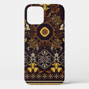Nahtloses Muster ohne Blumen. Vintage indianische  Case-Mate iPhone Hülle
