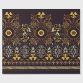 Nahtloses Muster ohne Blumen. Vintage indianische  Geschenkpapier (Flach)