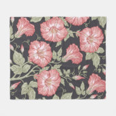 Nahtloses Muster. Petunia Wildblumen Set. Beautif Fleecedecke (Vorderseite (Horizontal))