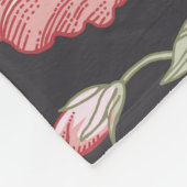 Nahtloses Muster. Petunia Wildblumen Set. Beautif Fleecedecke (Ecke)