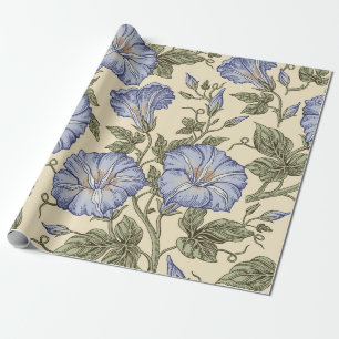Nahtloses Muster. Petunia Wildblumen Set. Beautif Geschenkpapier