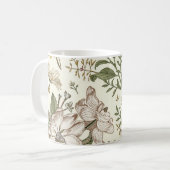 Nahtloses Muster. Realistischer, blühender abgesch Kaffeetasse (Vorderseite Links)