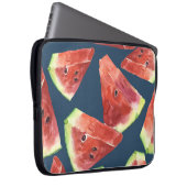 Nahtloses Muster. Scheiben der Wasserfarbe Wasserm Laptopschutzhülle (Vorne Rechts)