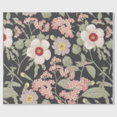 Nahtloses Muster. Schönes Gewebe blüht Realität Geschenkpapier (Flach)