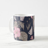 Nahtloses Muster. Set Amaryllis Waratah Hib Kaffeetasse (Vorderseite Links)