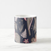 Nahtloses Muster. Set Amaryllis Waratah Hib Kaffeetasse (Mittel)