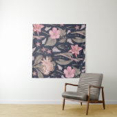 Nahtloses Muster. Set Amaryllis Waratah Hib Wandteppich (Beispiel (Horizontal))