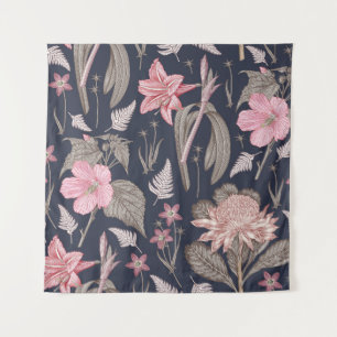 Nahtloses Muster. Set Amaryllis Waratah Hib Wandteppich