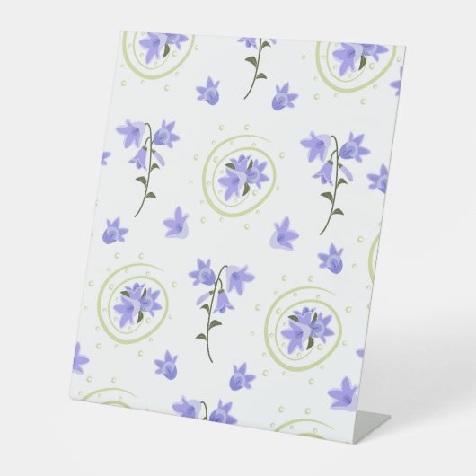 Nahtloses Muster Sockelschild (Vorderseite)