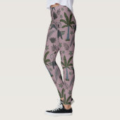 Nahtloses Muster tropischer Tiere Leggings (Links)