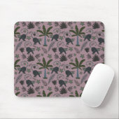 Nahtloses Muster tropischer Tiere Mousepad (Mit Mouse)