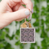 Nahtloses Muster tropischer Tiere Schlüsselanhänger (Hand)