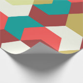 Nahtloses Muster. Unendlicher Hintergrund geometri Geschenkpapier (Ecke)