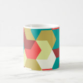 Nahtloses Muster. Unendlicher Hintergrund geometri Kaffeetasse (Mittel)