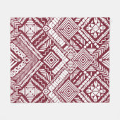 Nahtloses Muster von Aztec Fleecedecke (Vorderseite (Horizontal))