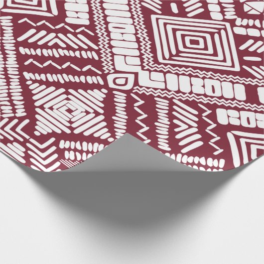 Nahtloses Muster von Aztec Geschenkpapier (Ecke)