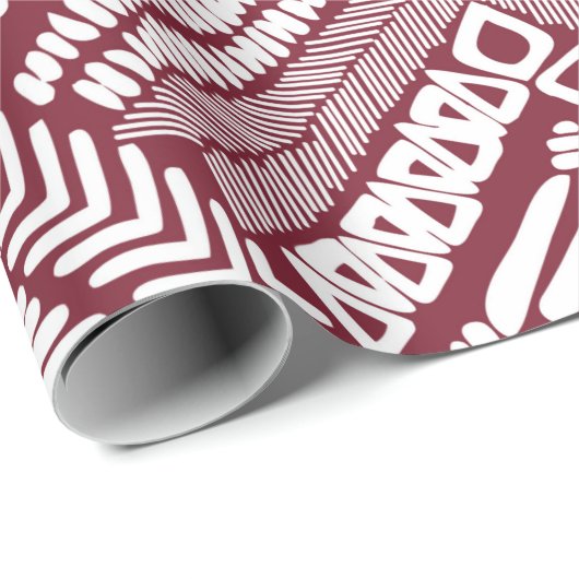 Nahtloses Muster von Aztec Geschenkpapier (Rolleneckpunkt)