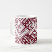 Nahtloses Muster von Aztec Kaffeetasse (Vorderseite Links)
