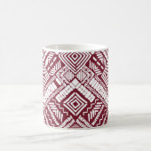 Nahtloses Muster von Aztec Kaffeetasse (Mittel)