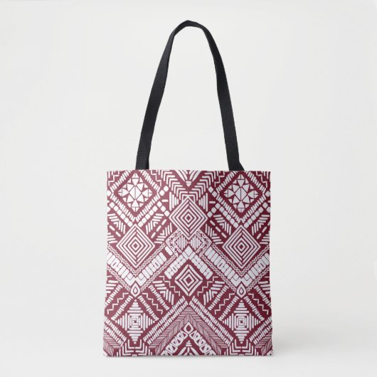 Nahtloses Muster von Aztec Tasche (Vorderseite)