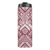 Nahtloses Muster von Aztec Thermosbecher (Vorderseite)