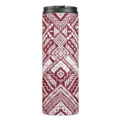 Nahtloses Muster von Aztec Thermosbecher (Rückseite)