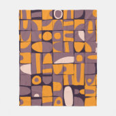 Nahtloses Musterdesign mit schlampiger geometrisch Fleecedecke (Vorderseite)
