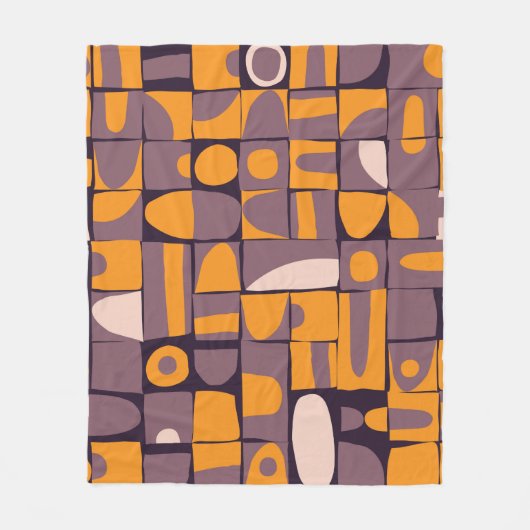 Nahtloses Musterdesign mit schlampiger geometrisch Fleecedecke (Vorderseite)