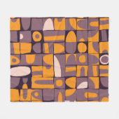 Nahtloses Musterdesign mit schlampiger geometrisch Fleecedecke (Vorderseite (Horizontal))