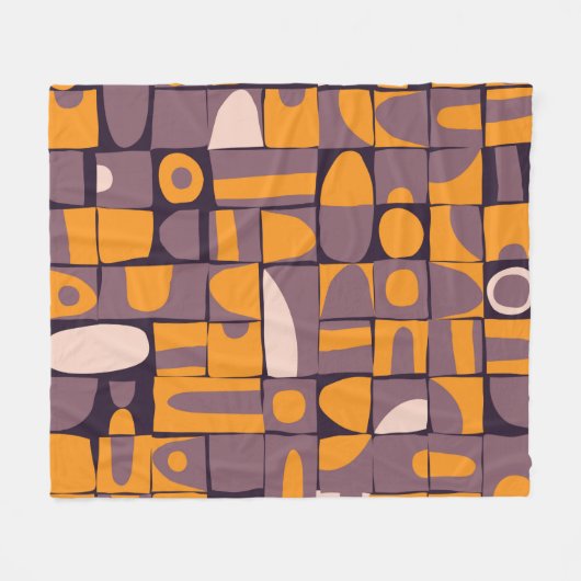 Nahtloses Musterdesign mit schlampiger geometrisch Fleecedecke (Vorderseite (Horizontal))