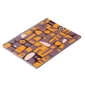 Nahtloses Musterdesign mit schlampiger geometrisch Notizblock (Linke Seite)