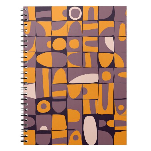 Nahtloses Musterdesign mit schlampiger geometrisch Notizblock (Vorderseite)