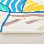 Nahtloses Musterdesign mit schlampiger geometrisch Sherpadecke (3/4)