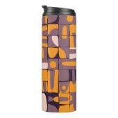 Nahtloses Musterdesign mit schlampiger geometrisch Thermosbecher (Nach rechts gedreht)